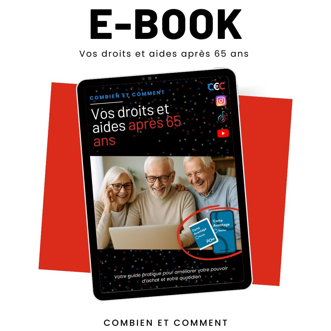 E-book - Vos droits et aides après 65 ans (2025)｜Combien et comment