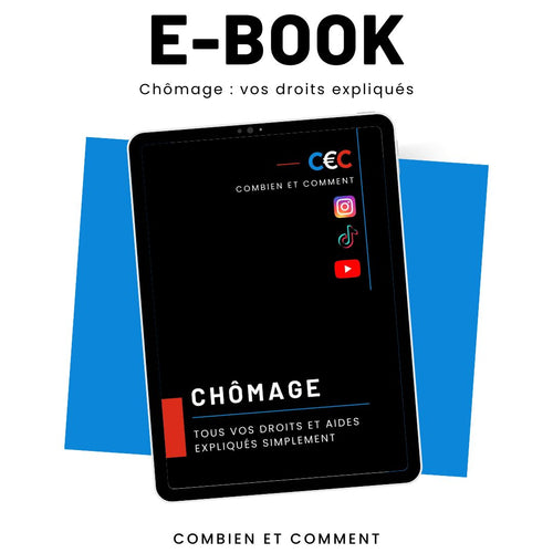 E-book - Chômage (2025)｜Combien et comment